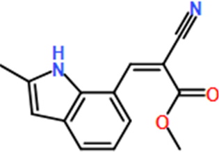 (Z)-Methyl 2-cyano-3-(2-methyl-1H-indol-7-yl)acrylate